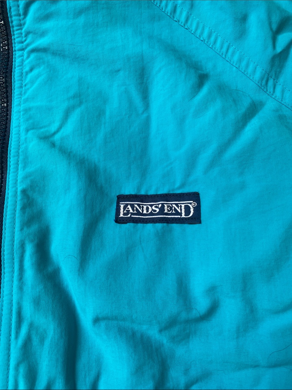 Vintage Lands’ End Fleece Lined Zip-up Jacket